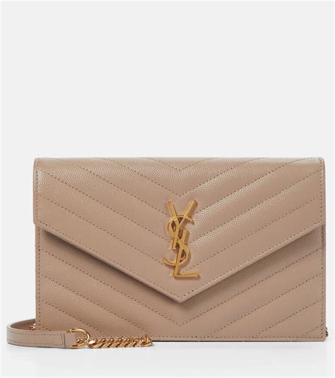 ysl wallwt on chain|YSL cassandre envelope chain wallet.